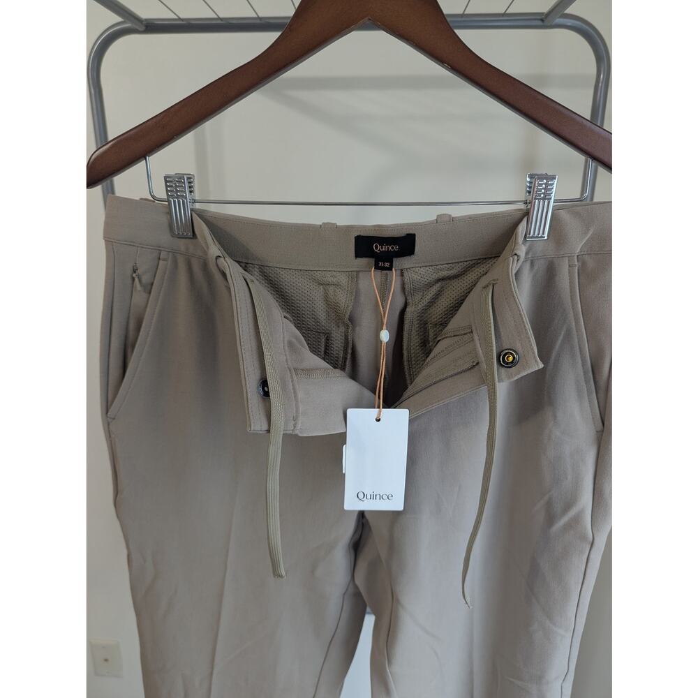 Quince Ultra-Stretch 24/7 Smart Chino Pants Men's 31x32 Sand Dune Stretch NWT - Picture 4 of 15